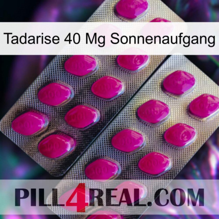 Tadarise 40 Mg Sunrise 10